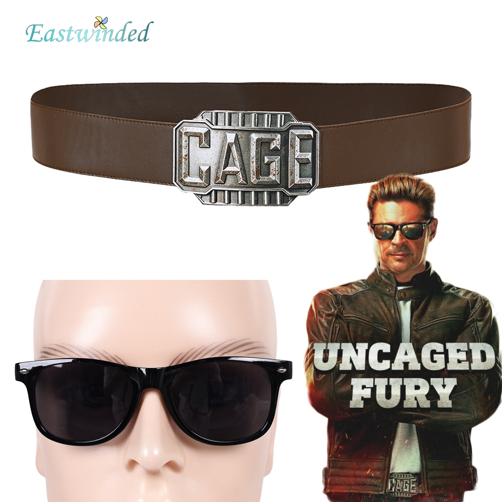 Men Accessories Mk - Óculos e Cinto de Cosplay MK