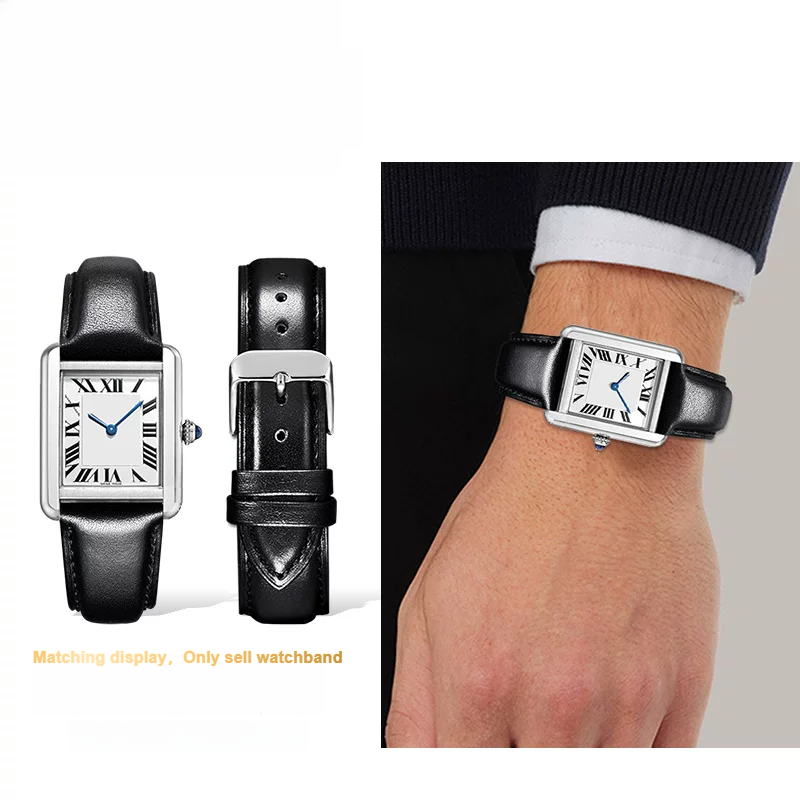 Men'S Accessories London - Pulseira de relógio em couro genuíno