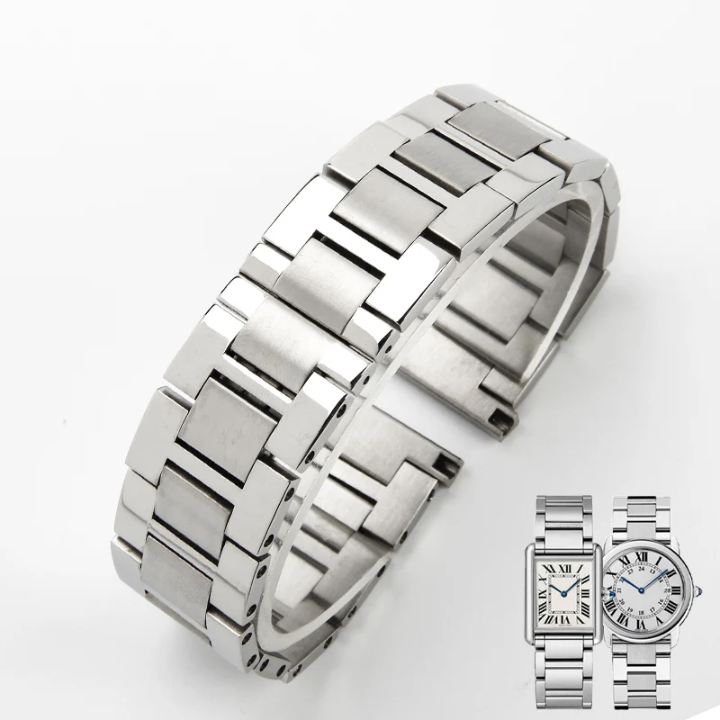 Pulseira de relógio em aço ino - Men'S Accessories London avaliação e preço