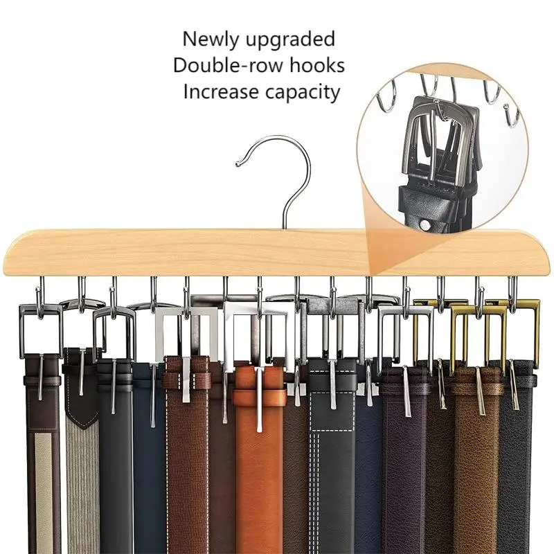 Rack de cinto de madeira femin - Men'S Accessories Wardrobe avaliação e preço